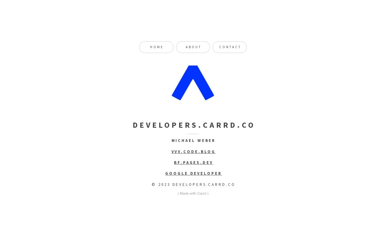 Carrd profile picture for @developers